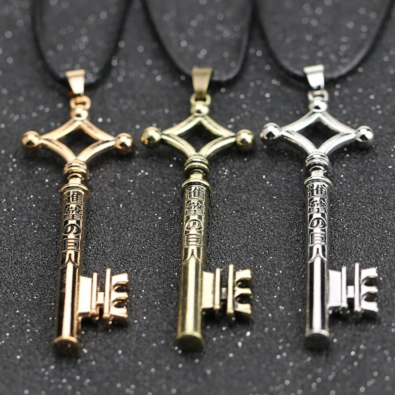 attack on titan key necklace