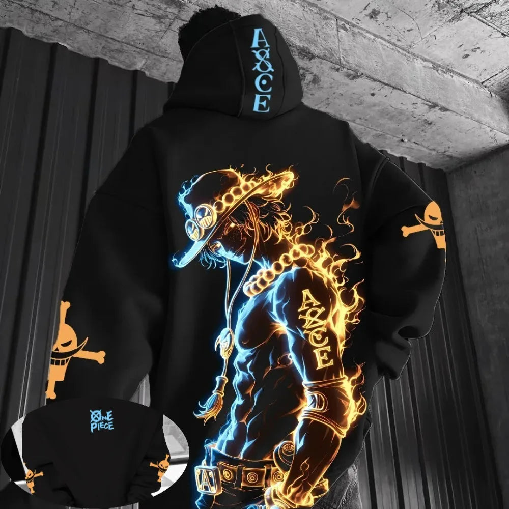 Ace Burning Hoodie