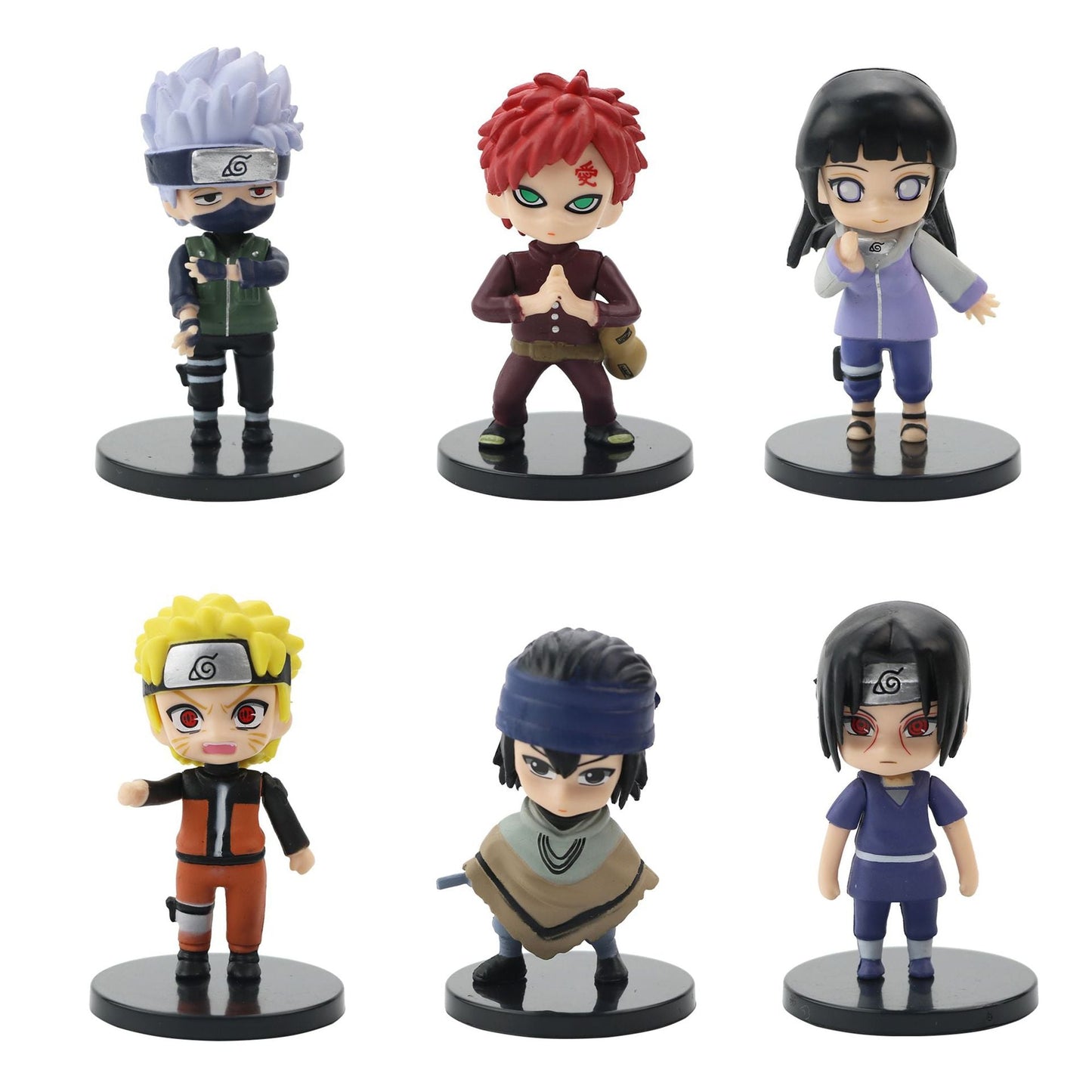 12-Piece naruto mini figure Set