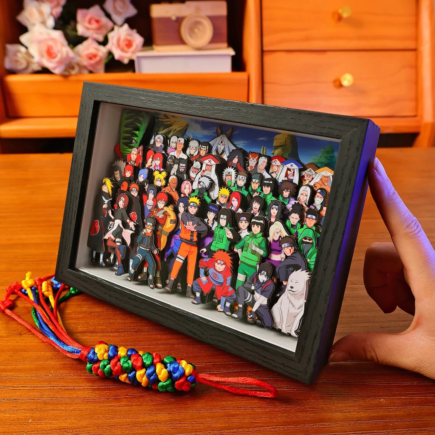 naruto ninja 3D art piece