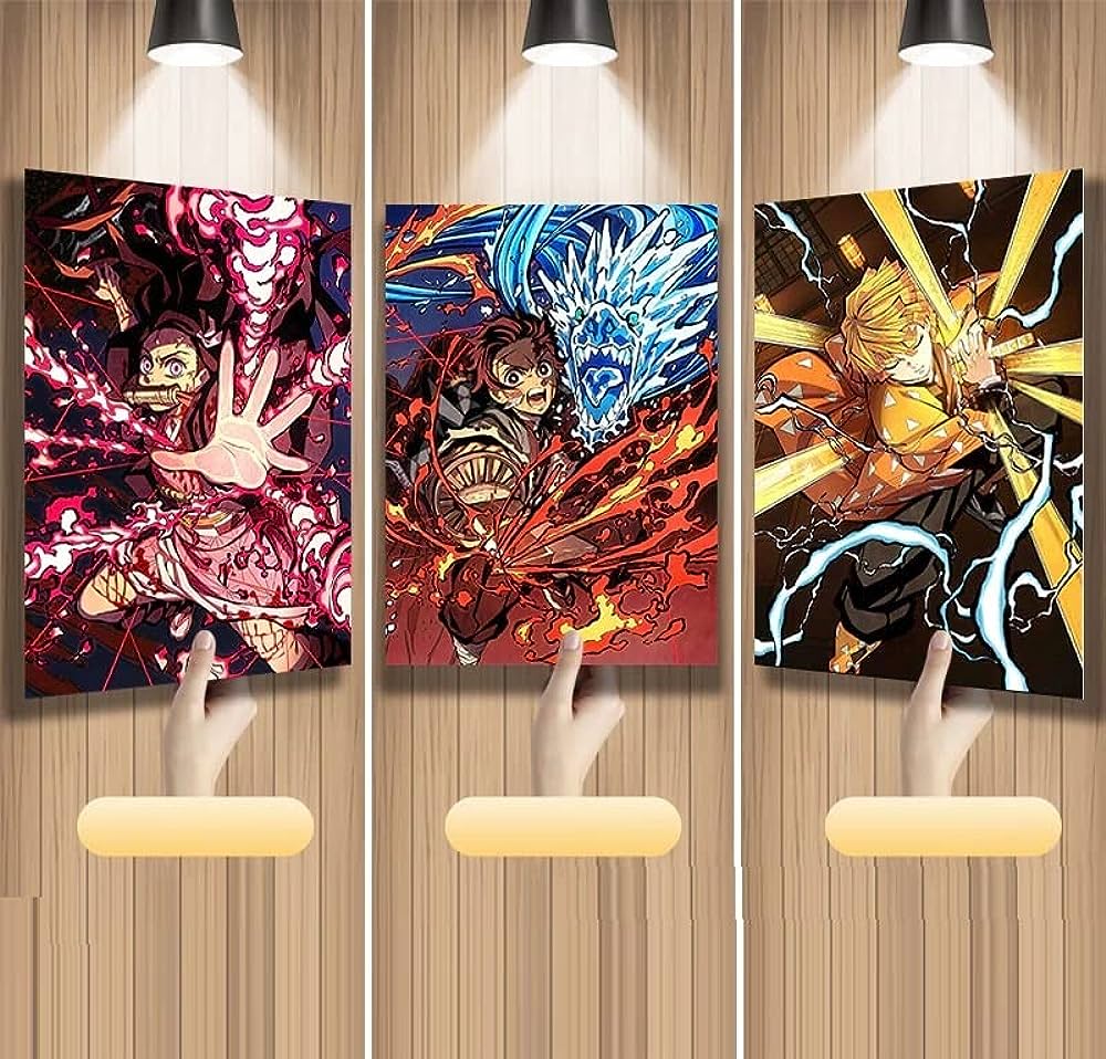 demon slayer Battlefield 3D Wall Art