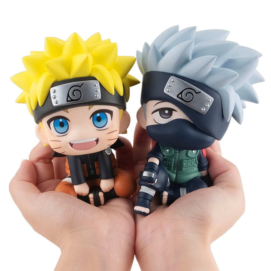naruto and kakshi figurines
