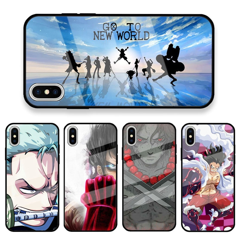 one piece Glass Armor phone case