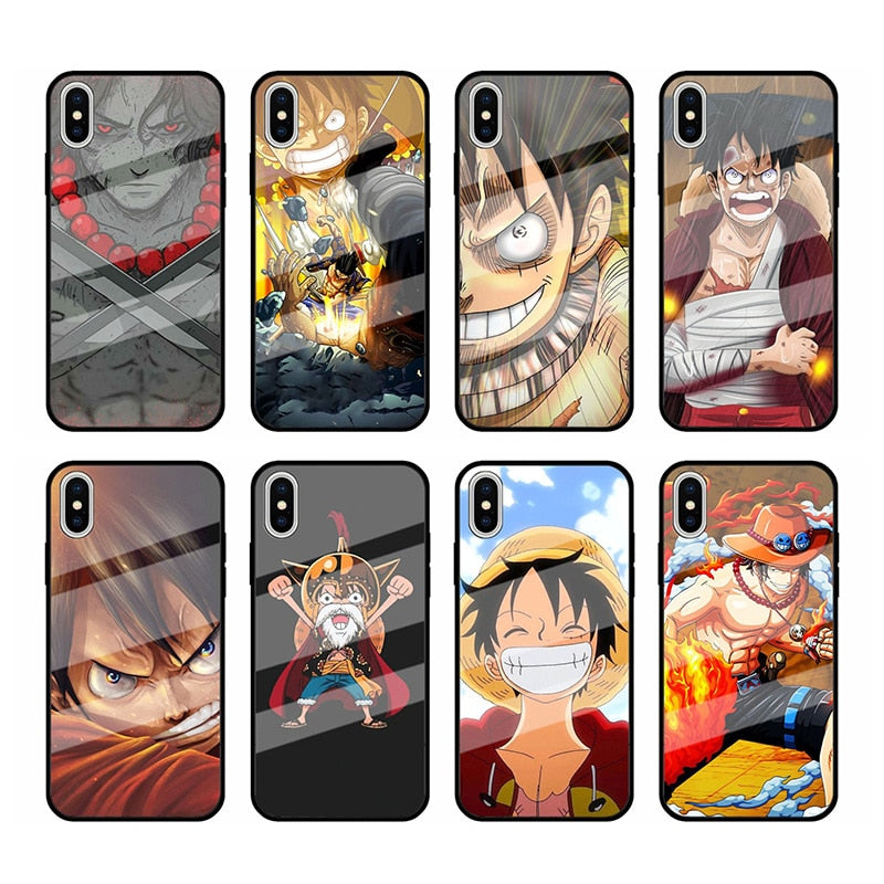 one piece Glass Armor phone case