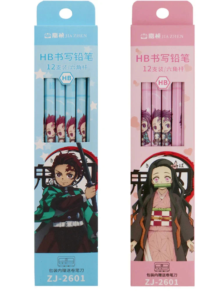 tanjiro and nezuko pen set