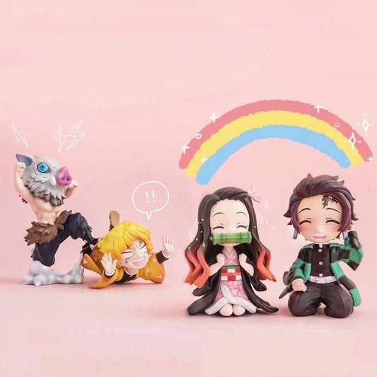 demon slayer fighting figures