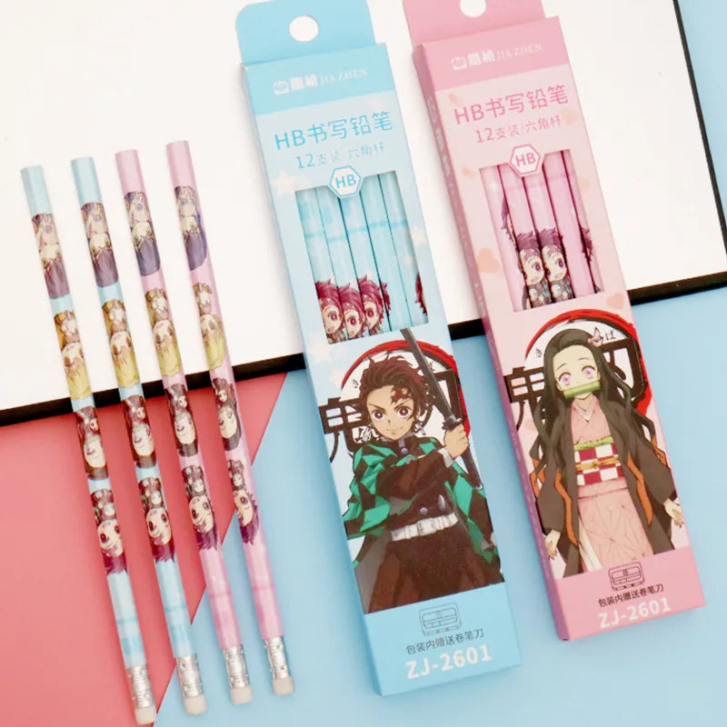 tanjiro and nezuko pen set