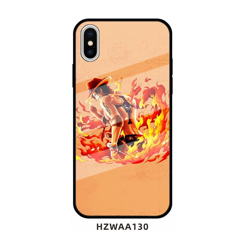 one piece Glass Armor phone case