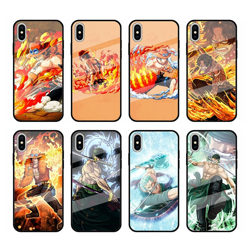 one piece Glass Armor phone case