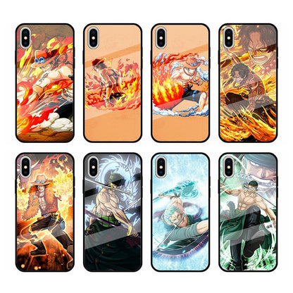 one piece Glass Armor phone case