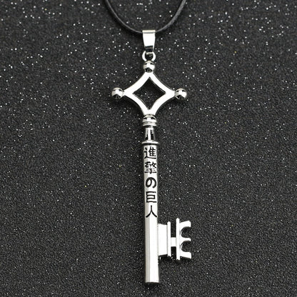 attack on titan key necklace