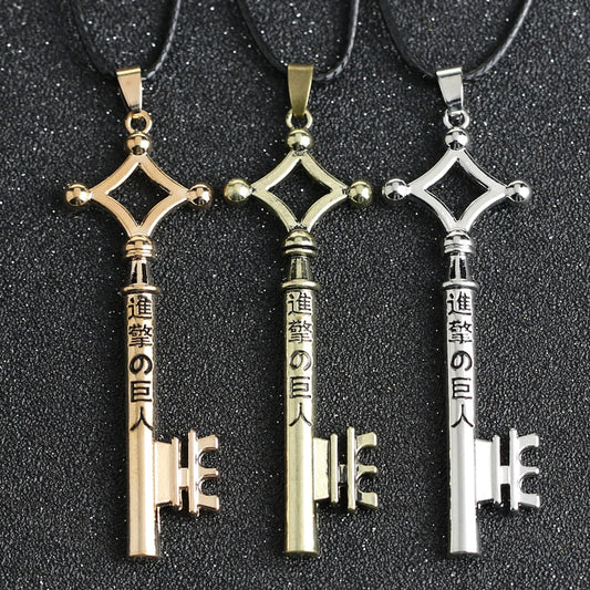 attack on titan key necklace