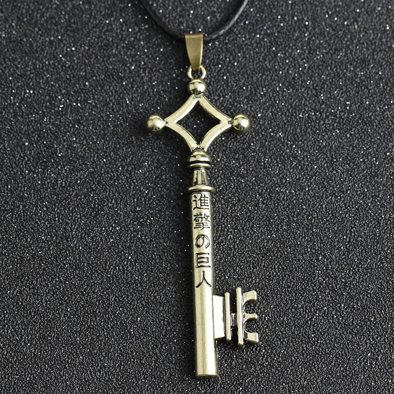 attack on titan key necklace
