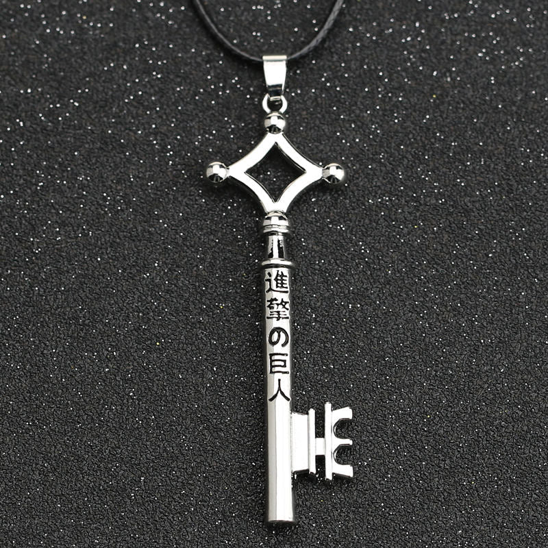attack on titan key necklace