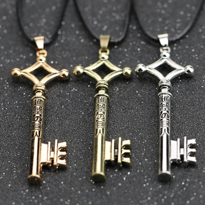 attack on titan key necklace