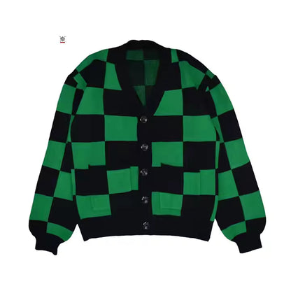 Flame Crest Knit Sweater