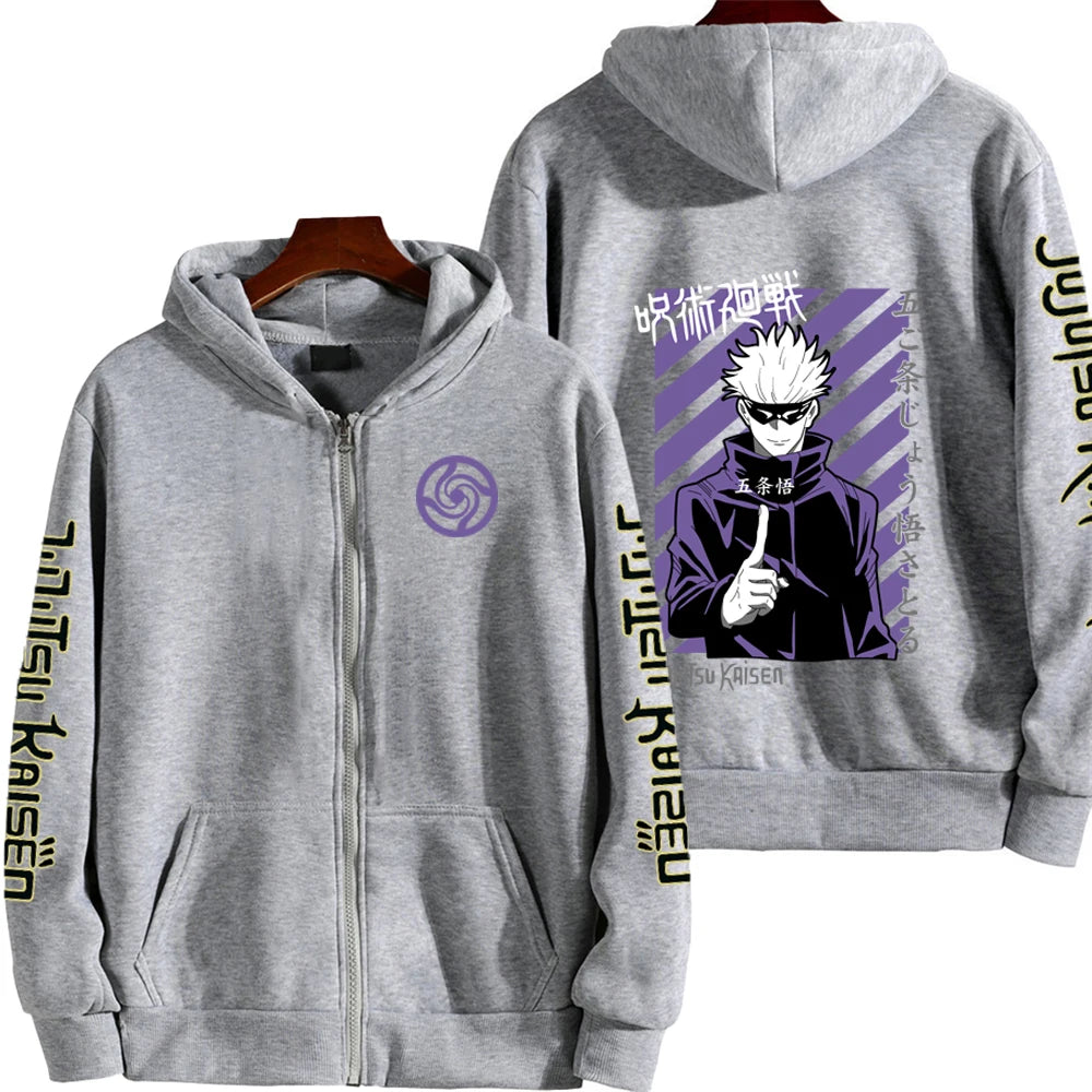 Gojo Satoru ZipUp Hoodie