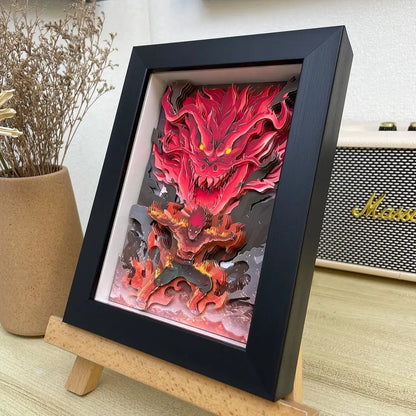 naruto 3d art piece