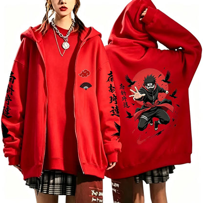 Obito Zip Up Hoodie