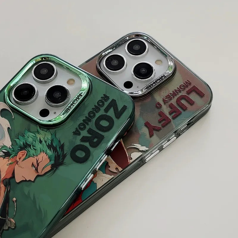 zoro and luffy phone case