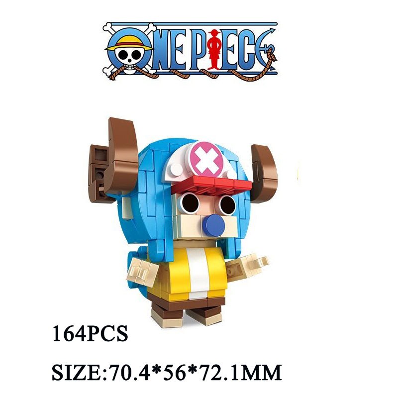 one piece building blocks characters