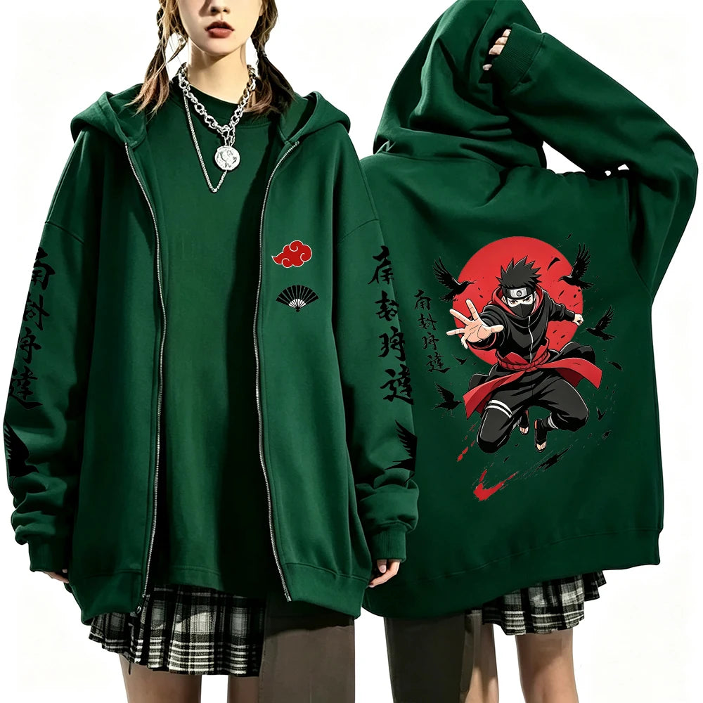 Obito Zip Up Hoodie
