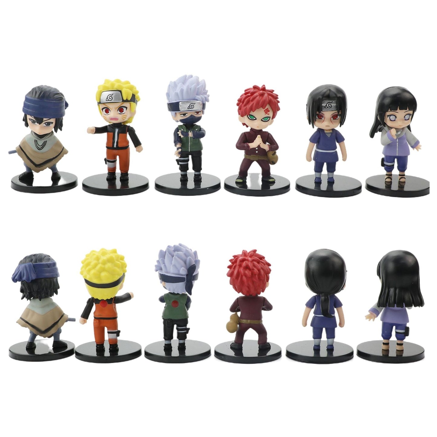 12-Piece naruto mini figure Set
