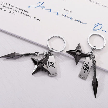 Naruto kunai Keychain Set