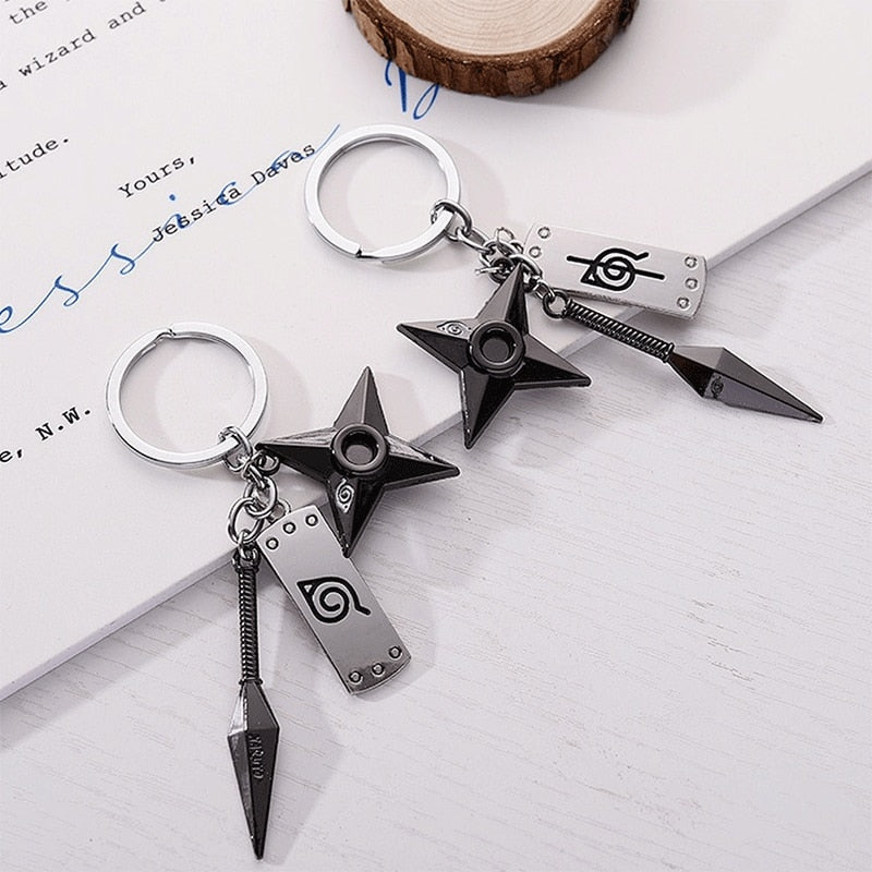 Naruto kunai Keychain Set