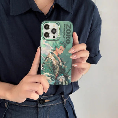 zoro and luffy phone case