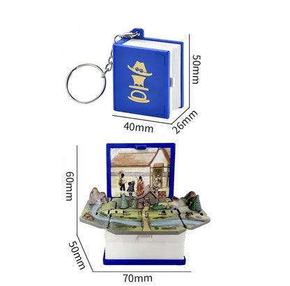3D one piece Ship Keychain
