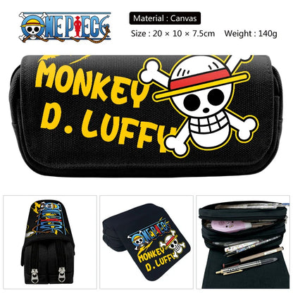 one piece School Pen Case