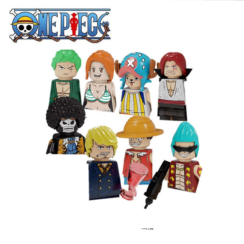 one piece building blocks characters