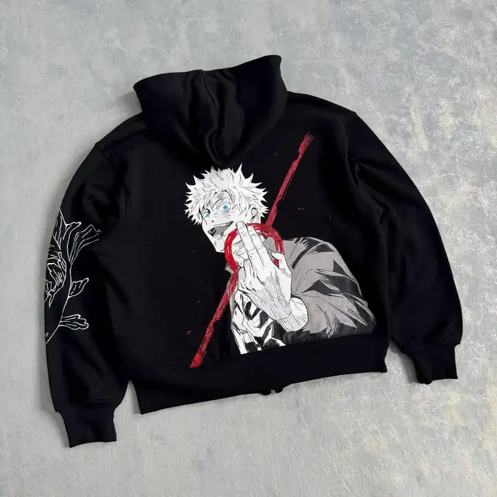 Gojo Satoru Vintage Hoodie