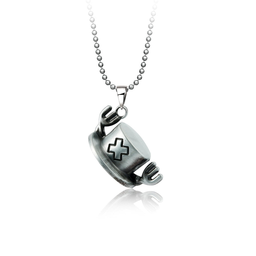 one piece silver necklace