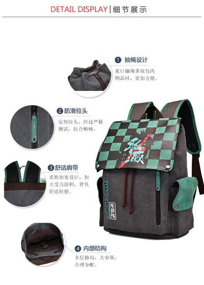 demon slayer school backpack