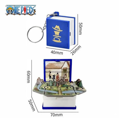 3D one piece Ship Keychain