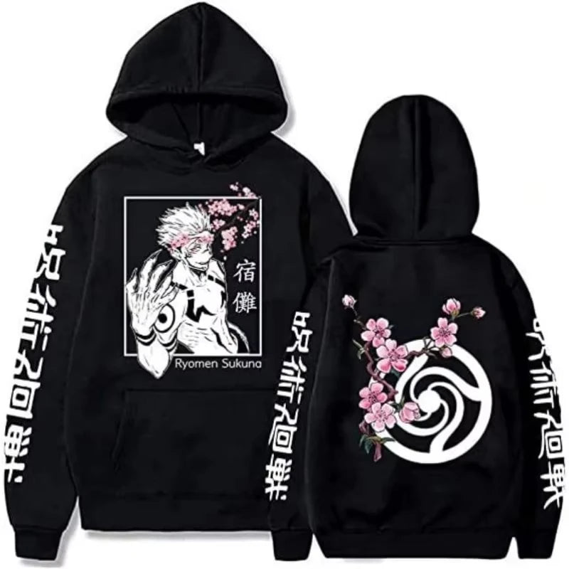 Sukuna Flower Hoodie