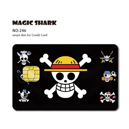 one piece card stickers