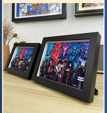 naruto 3d art piece