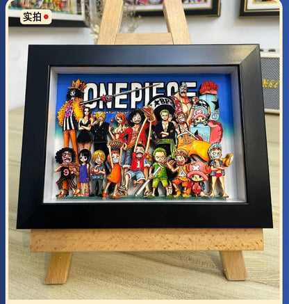 one piece 3D wall art
