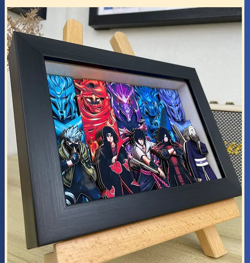 naruto 3d art piece