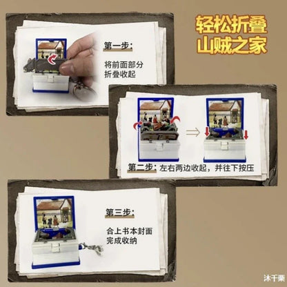 3D one piece Ship Keychain