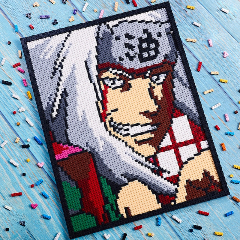 one piece characters building blocks