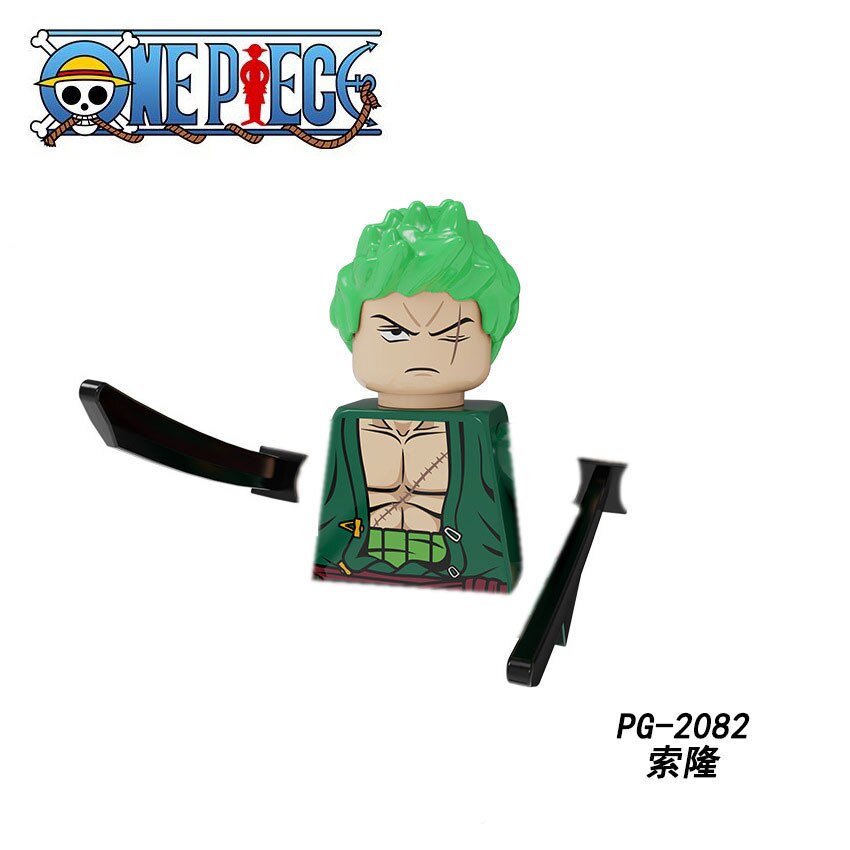 one piece building blocks characters