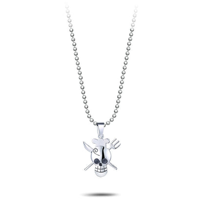 one piece silver necklace