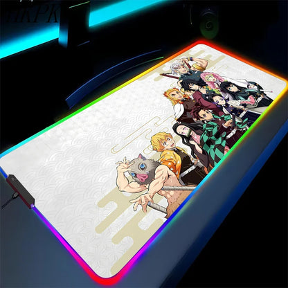 demon slayer glowing mat