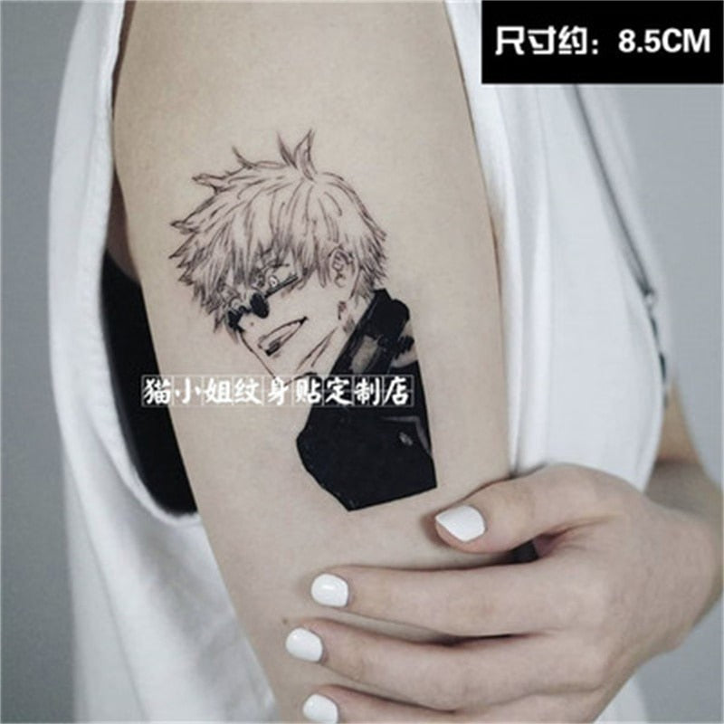 jujutsu kaisen temporary tattoo
