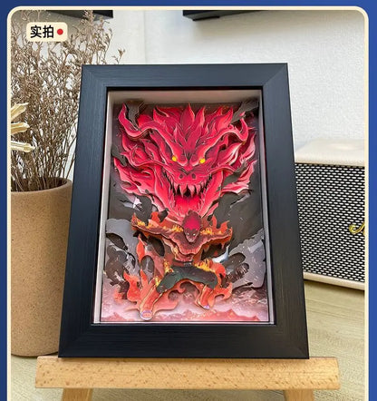 naruto 3d art piece