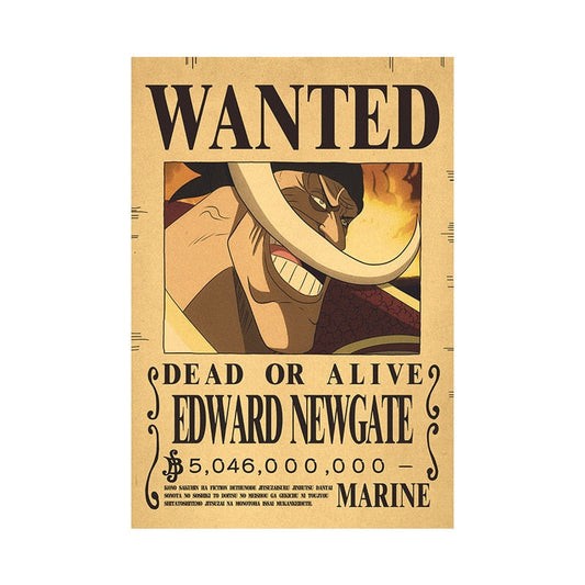 one piece wanted posters